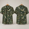 Spacecraft Star Wars Hawaiian Shirt in Forest Green