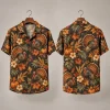 Turkey Thanksgiving Aloha Shirt – Harvest Pattern