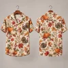 Turkey Thanksgiving Aloha Shirt – Pumpkin Harvest