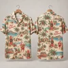 Ukulele Santa Hawaiian Shirt – Mele Kalikimaka
