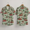 Vintage Woody Wagon Christmas Hawaiian Shirt for Men & Women